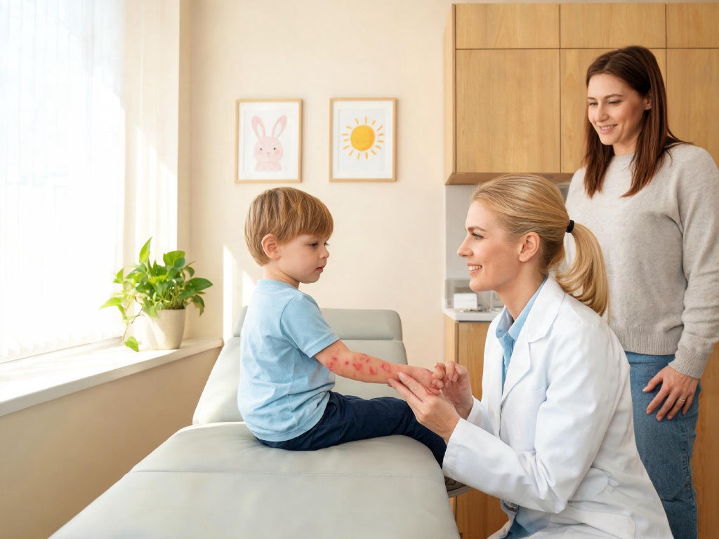 hives on toddler